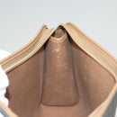 Christian Dior Honeycomb Canvas Clutch Bag PVC Black Auth BA2650-17