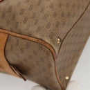 GUCCI Micro GG Supreme Hand Bag PVC Leather Brown Gold 002 101 4422 Auth BA2652-8