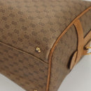 GUCCI Micro GG Supreme Hand Bag PVC Leather Brown Gold 002 101 4422 Auth BA2652-15