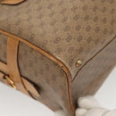 GUCCI Micro GG Supreme Hand Bag PVC Leather Brown Gold 002 101 4422 Auth BA2652-16
