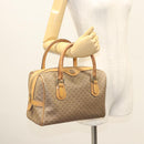 GUCCI Micro GG Supreme Hand Bag PVC Leather Brown Gold 002 101 4422 Auth BA2652-24