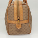 GUCCI Micro GG Supreme Hand Bag PVC Leather Brown Gold 002 101 4422 Auth BA2652-4