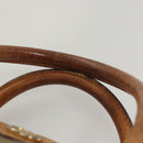 GUCCI Micro GG Supreme Hand Bag PVC Leather Brown Gold 002 101 4422 Auth BA2652-14