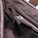 BURBERRY Hand Bag Suede Leather Brown Auth BA2670-20