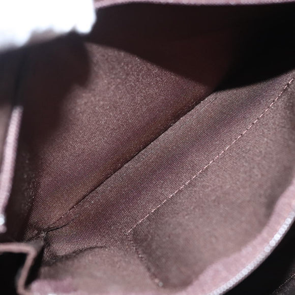 BURBERRY Hand Bag Suede Leather Brown Auth BA2670