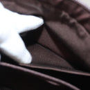 BURBERRY Hand Bag Suede Leather Brown Auth BA2670-22