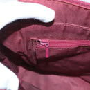 BURBERRY Nova Check Hand Bag Canvas Beige Gold Auth BA2673-20