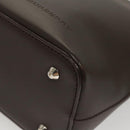 BURBERRY Shoulder Bag Leather Brown Silver Auth BA2674-14