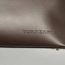 BURBERRY Shoulder Bag Leather Brown Silver Auth BA2674-17