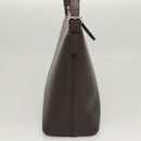 BURBERRY Shoulder Bag Leather Brown Silver Auth BA2674-4