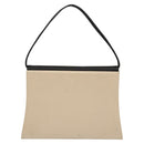 Salvatore Ferragamo Vala Hand Bag Satin Beige Gold Auth BA2675-2