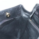 BALLY Quilted Tote Bag Leather Black Gold Auth BA2680-18