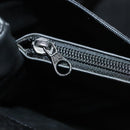 BALLY Quilted Tote Bag Leather Black Gold Auth BA2680-25