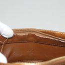 LOUIS VUITTON Monogram Vernis Houston Hand Bag Bronze M91122 LV Auth BA2687-9