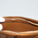 LOUIS VUITTON Monogram Vernis Houston Hand Bag Bronze M91122 LV Auth BA2687-20