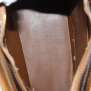 LOUIS VUITTON Monogram Vernis Houston Hand Bag Bronze M91122 LV Auth BA2687-10