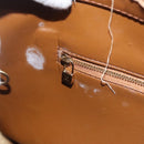 LOUIS VUITTON Monogram Vernis Houston Hand Bag Bronze M91122 LV Auth BA2687-11