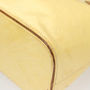 LOUIS VUITTON Monogram Vernis Houston Hand Bag Perle M91342 LV Auth BA2688-11