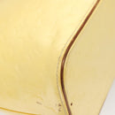 LOUIS VUITTON Monogram Vernis Houston Hand Bag Perle M91342 LV Auth BA2688-12