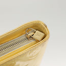 LOUIS VUITTON Monogram Vernis Houston Hand Bag Perle M91342 LV Auth BA2688-14