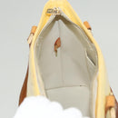 LOUIS VUITTON Monogram Vernis Houston Hand Bag Perle M91342 LV Auth BA2688-19