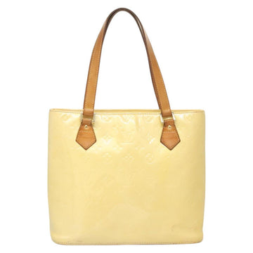 LOUIS VUITTON Monogram Vernis Houston Hand Bag Perle M91342 LV Auth BA2688 - 0