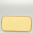 LOUIS VUITTON Monogram Vernis Houston Hand Bag Perle M91342 LV Auth BA2688-9