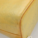 LOUIS VUITTON Monogram Vernis Houston Hand Bag Gris M91053 LV Auth BA2689-9