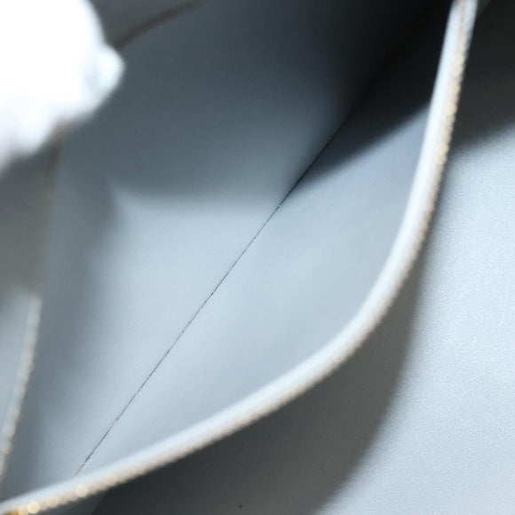 LOUIS VUITTON Monogram Vernis Houston Hand Bag Gris M91053 LV Auth BA2689