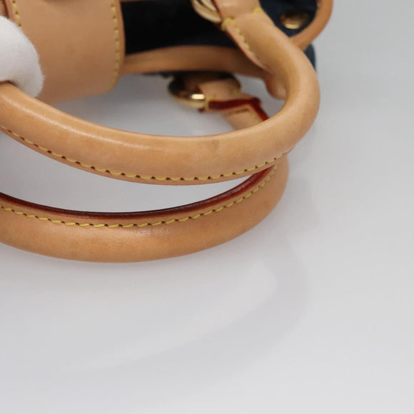 LOUIS VUITTON Monogram denim Preity Hand Bag Blue M95020 LV Auth BA268AV