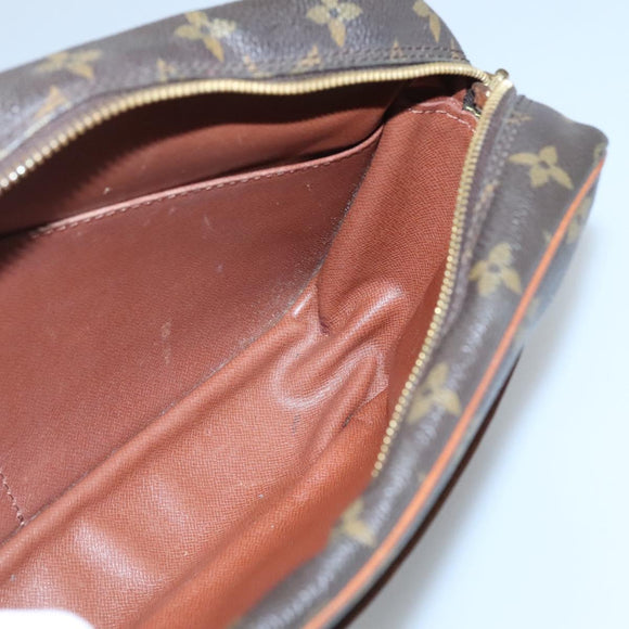 LOUIS VUITTON Monogram Compiegne 28 Clutch Bag M51845 LV Auth BA2693