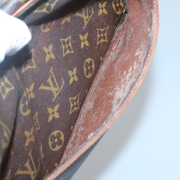 LOUIS VUITTON Monogram Compiegne 28 Clutch Bag M51845 LV Auth BA2693
