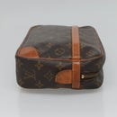 LOUIS VUITTON Monogram Compiegne 28 Clutch Bag M51845 LV Auth BA2693-4