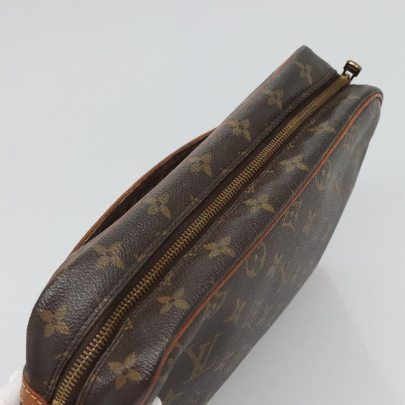 LOUIS VUITTON Monogram Compiegne 28 Clutch Bag M51845 LV Auth BA2693