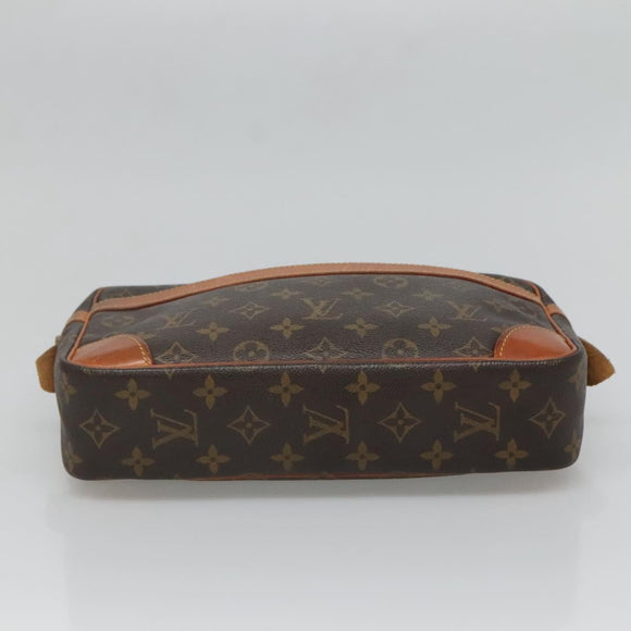LOUIS VUITTON Monogram Compiegne 28 Clutch Bag M51845 LV Auth BA2693