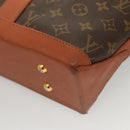 LOUIS VUITTON Monogram Sac Weekend PM Hand Bag M42425 LV Auth BA2696-11