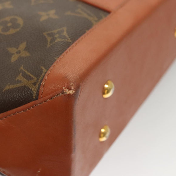 LOUIS VUITTON Monogram Sac Weekend PM Hand Bag M42425 LV Auth BA2696