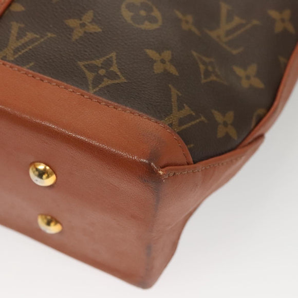 LOUIS VUITTON Monogram Sac Weekend PM Hand Bag M42425 LV Auth BA2696