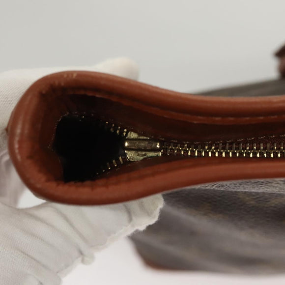 LOUIS VUITTON Monogram Sac Weekend PM Hand Bag M42425 LV Auth BA2696