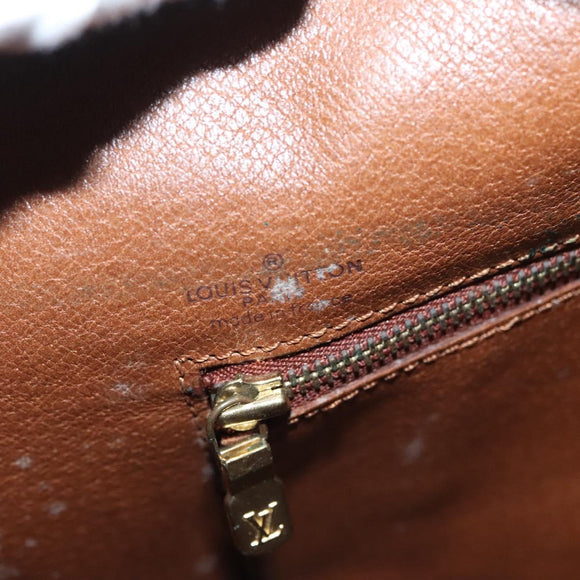 LOUIS VUITTON Monogram Sac Weekend PM Hand Bag M42425 LV Auth BA2696