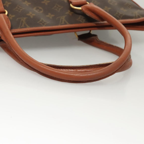 LOUIS VUITTON Monogram Sac Weekend PM Hand Bag M42425 LV Auth BA2696