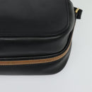 Chloe Sam Shoulder Bag Leather Black Gold 01 13 51 65 5811 Auth BA2699-11