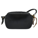 Chloe Sam Shoulder Bag Leather Black Gold 01 13 51 65 5811 Auth BA2699-3