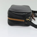 Chloe Sam Shoulder Bag Leather Black Gold 01 13 51 65 5811 Auth BA2699-5