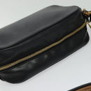 Chloe Sam Shoulder Bag Leather Black Gold 01 13 51 65 5811 Auth BA2699-6