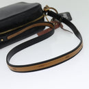 Chloe Sam Shoulder Bag Leather Black Gold 01 13 51 65 5811 Auth BA2699-7
