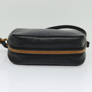 Chloe Sam Shoulder Bag Leather Black Gold 01 13 51 65 5811 Auth BA2699-9