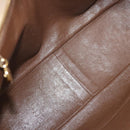 CHANEL Matelasse Chain Shoulder Bag Lamb Skin Beige Gold CC Auth BA2702-10