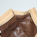 CHANEL Matelasse Chain Shoulder Bag Lamb Skin Beige Gold CC Auth BA2702-21