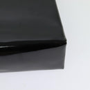 GUCCI Chain Shoulder Bag Patent leather Black Gold Auth BA2705-17